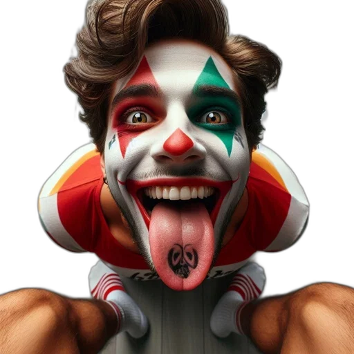 mask, face, photorealistic, comic book art, concept art, cartoon, man, exaggerated transparent PNG cut-out