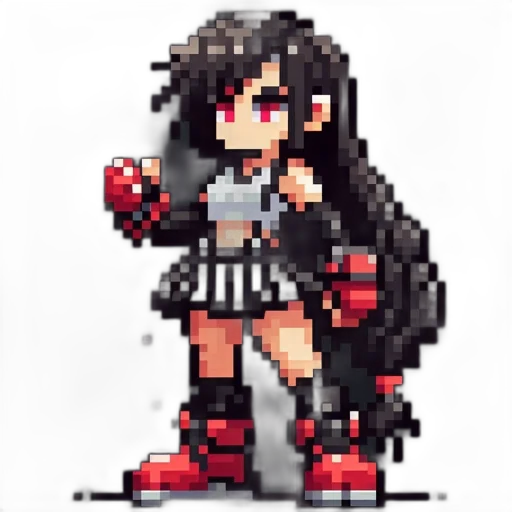weapon, robot, pixel art, anime transparent PNG cut-out