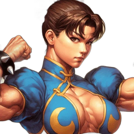 weapon, comic book art, pixel art, concept art, anime, animated, female, character transparent PNG cut-out