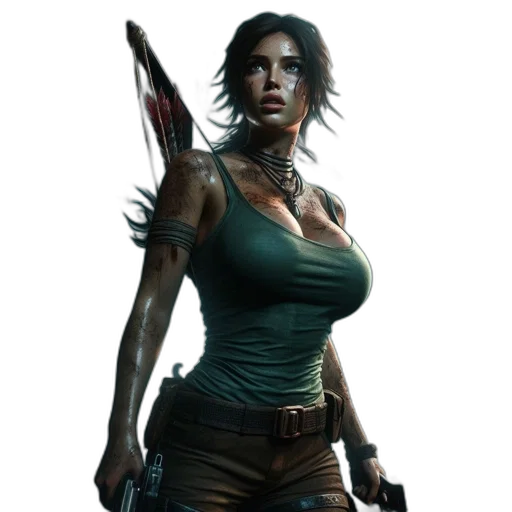 weapon, staff, concept art, fantasy art, comic book art, pixel art, female, character transparent PNG cut-out
