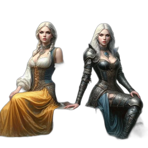fantasy art, concept art, 3d render, photorealistic, golden, monochrome, dark, earth tones transparent PNG cut-out