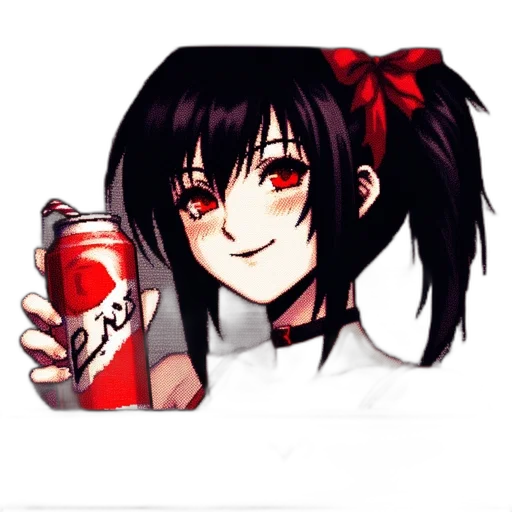 bottle, robot, weapon, food, anime, pixel art, cartoon, vaporwave transparent PNG cut-out