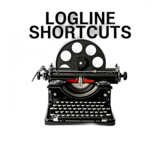 first, image, shows, vintage, typewriter, black, white, striped transparent PNG cut-out