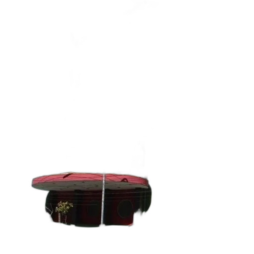 hat, crown, jacket, furniture, 3d render, red, colorful, building transparent PNG cut-out