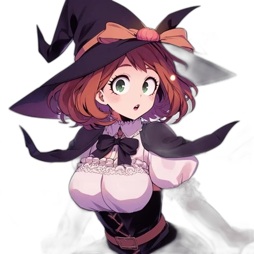 dress, hat, staff, crown, pixel art, concept art, anime, fantasy art transparent PNG cut-out