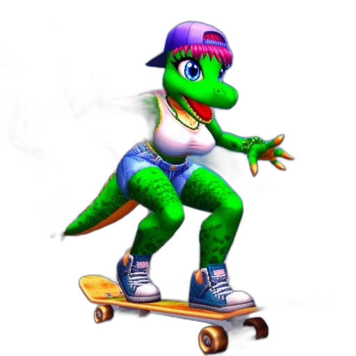 dragon, creature, animal, 3d render, concept art, pixel art, vaporwave, animated transparent PNG cut-out