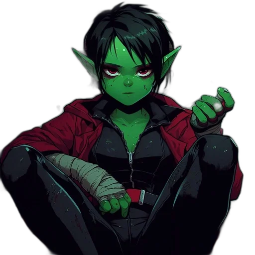 staff, jacket, face, mask, comic book art, concept art, pixel art, fantasy art transparent PNG cut-out