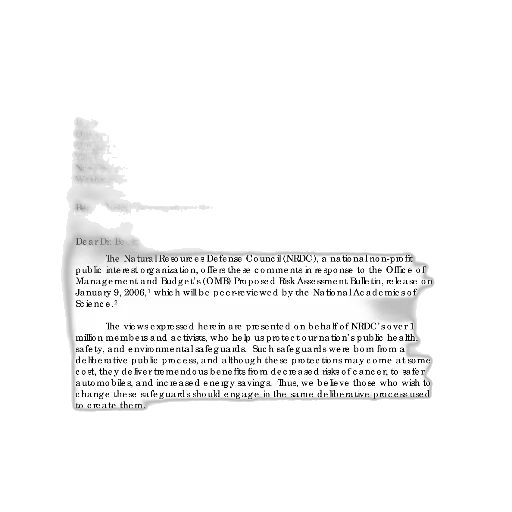 letter, nrdc, nancy, beck, dated, june, 2006 transparent PNG cut-out