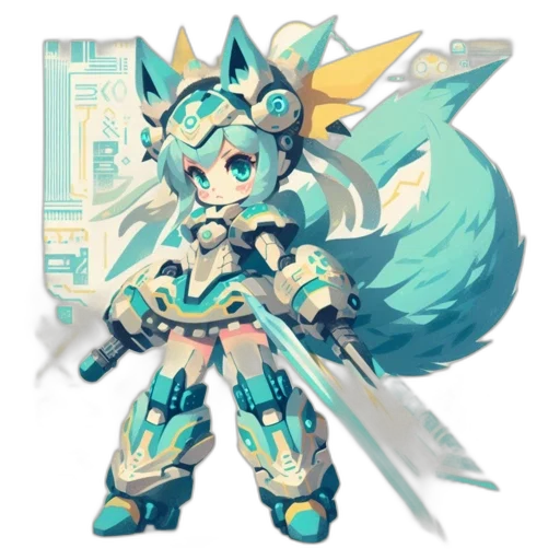 weapon, staff, sword, dragon, concept art, pixel art, anime, fantasy art transparent PNG cut-out