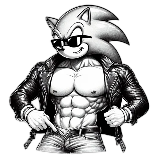 animal, jacket, weapon, creature, pixel art, comic book art, concept art, cartoon transparent PNG cut-out