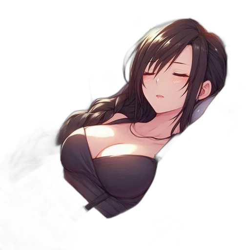 dress, staff, weapon, face, anime, pixel art, concept art, fantasy art transparent PNG cut-out