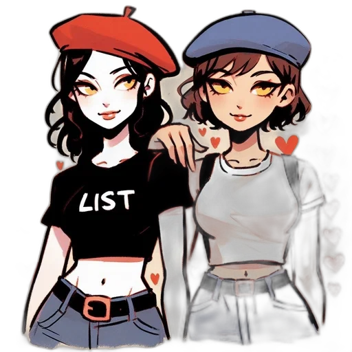 hat, pixel art, cartoon, concept art, watercolor, red, neon, colorful transparent PNG cut-out