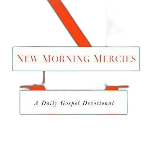 new, morning, mercies, daily, gospel, devotional, book, cover transparent PNG cut-out