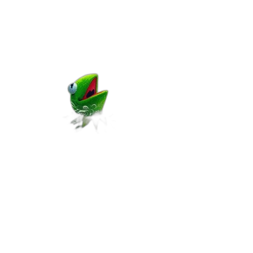 dragon, flower, creature, weapon, pixel art, 3d render, concept art, vaporwave transparent PNG cut-out