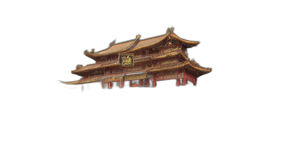 building, staff, crown, dragon transparent PNG cut-out