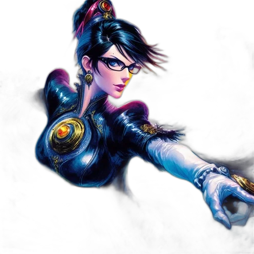 robot, weapon, staff, concept art, fantasy art, cyberpunk, comic book art, blue transparent PNG cut-out