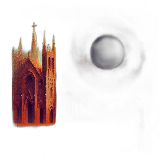 face, building, crown, robot, concept art, photorealistic, 3d render, fantasy art transparent PNG cut-out