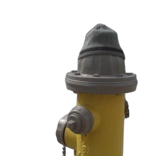 bottle, staff, robot, weapon, 3d render, yellow, fire, hydrant transparent PNG cut-out