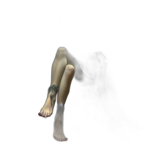 creature, shoes, mask, staff, concept art, photorealistic, 3d render, fantasy art transparent PNG cut-out