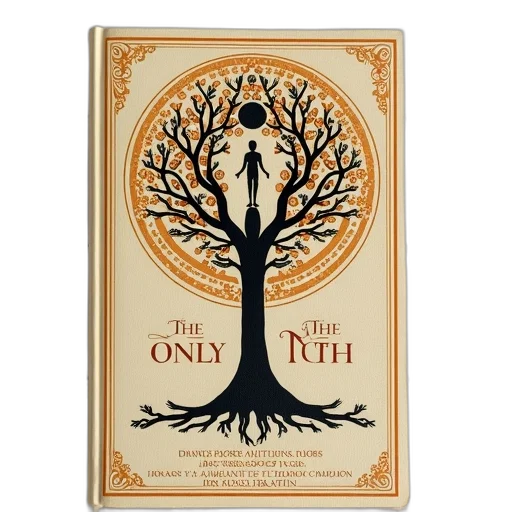 cover, book, titled, only, truth, stylized, illustration, tree transparent PNG cut-out