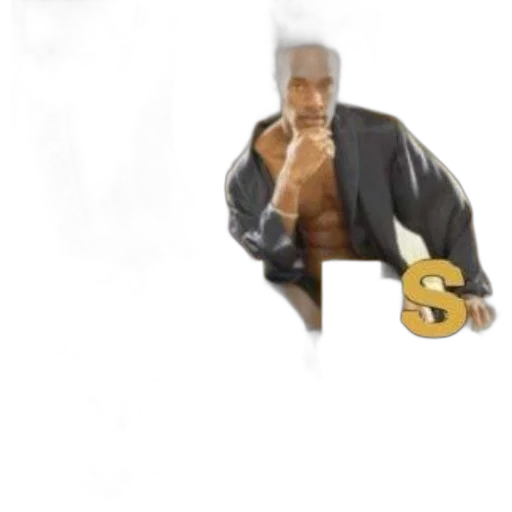 jacket, weapon, face, staff transparent PNG cut-out