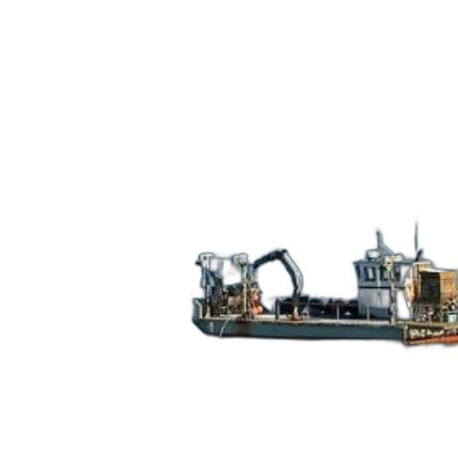 weapon, robot, 3d render, pixel art, concept art, photorealistic, boat, equipment transparent PNG cut-out