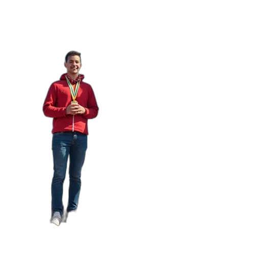 jacket, staff, robot, face transparent PNG cut-out
