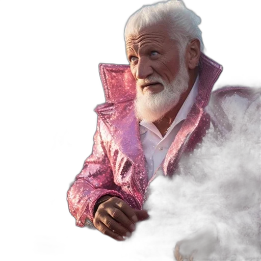 jacket, dragon, sword, concept art, 3d render, photorealistic, fire, colorful transparent PNG cut-out
