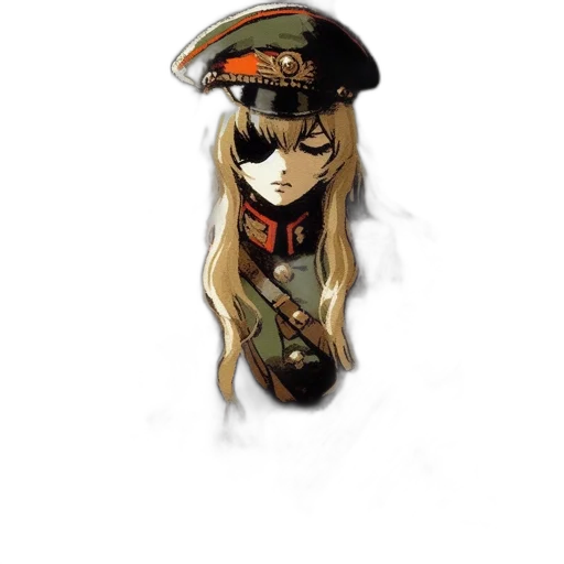hat, staff, face, weapon, concept art, anime, pixel art, comic book art transparent PNG cut-out