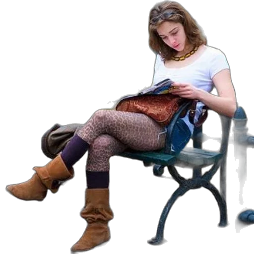 furniture, staff, photorealistic, 3d render, concept art, woman, leopard, print transparent PNG cut-out