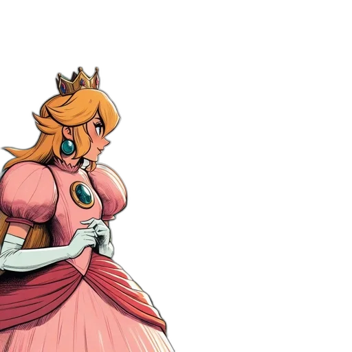 crown, dress, staff, hat, concept art, 3d render, fantasy art, pixel art transparent PNG cut-out