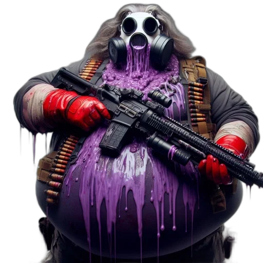 weapon, mask, staff, concept art, cyberpunk, 3d render, pixel art, individual transparent PNG cut-out