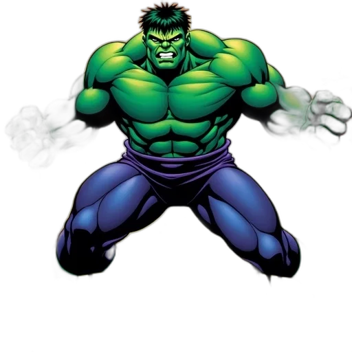 animal, weapon, comic book art, concept art, green, incredible, hulk, marvel transparent PNG cut-out