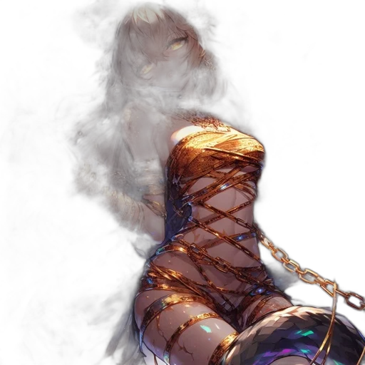 dress, sword, dragon, staff, fantasy art, concept art, cyberpunk, comic book art transparent PNG cut-out