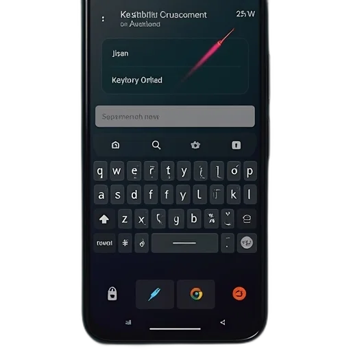 cyberpunk, dark, android, keyboard transparent PNG cut-out