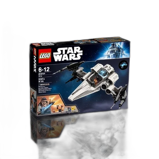 box, lego, star, wars, sets, displayed, black, background transparent PNG cut-out
