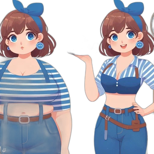 dress, concept art, anime, 3d render, cartoon, blue, pastel, monochrome transparent PNG cut-out