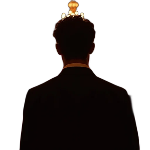 crown, staff, jacket, hat transparent PNG cut-out