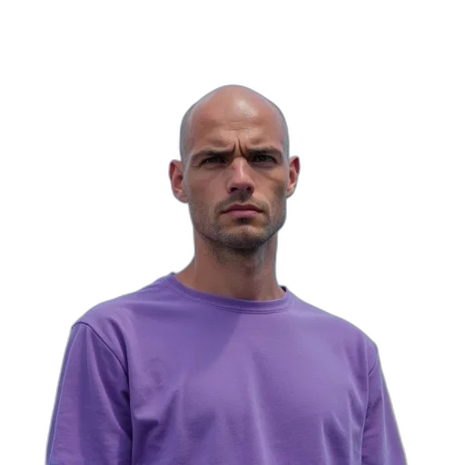 face, jacket, staff, animal, photorealistic, vaporwave, 3d render, concept art transparent PNG cut-out