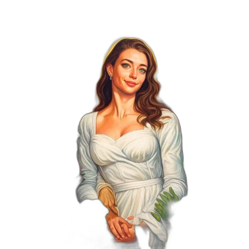 dress, jewelry, staff, crown, pixel art, photorealistic, oil painting, fantasy art transparent PNG cut-out