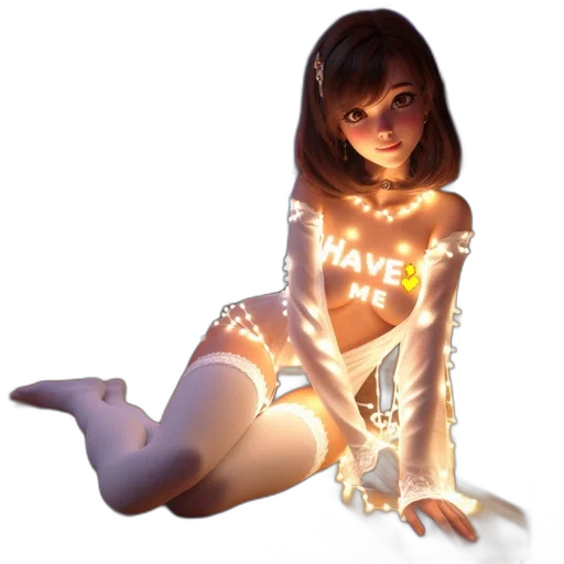 dress, jewelry, concept art, 3d render, fantasy art, photorealistic, neon lights, animated transparent PNG cut-out