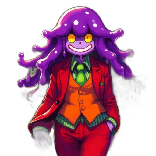 creature, jacket, mask, staff, concept art, pixel art, watercolor, cartoon transparent PNG cut-out