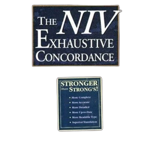niv, exhaustive, concordance, book, cover, purple, black, background transparent PNG cut-out