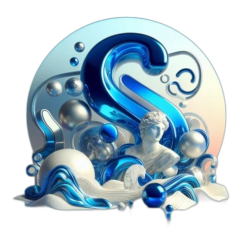 jewelry, dragon, staff, 3d render, fantasy art, concept art, photorealistic, underwater transparent PNG cut-out