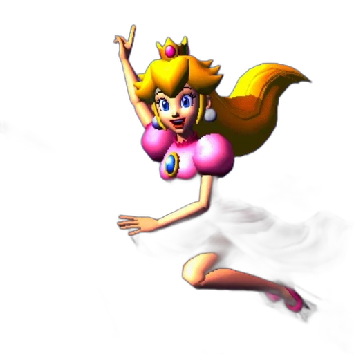 crown, dress, staff, weapon, 3d render, concept art, pixel art, vaporwave transparent PNG cut-out