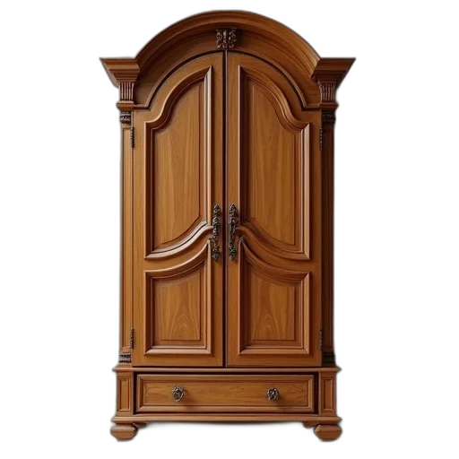 furniture, staff, 3d render, solid transparent PNG cut-out