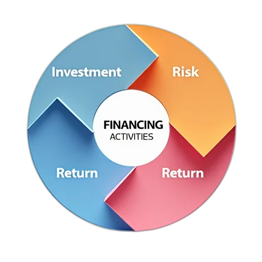 circular, diagram, three, sections, labeled, investment, risk, return transparent PNG cut-out
