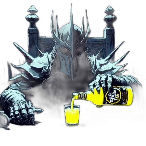 concept art, fantasy art, comic book art, photorealistic, shadowy, figure, spiked, helmet transparent PNG cut-out