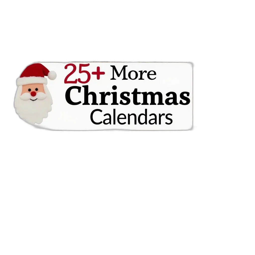 collage, christmas-themed, images, title, more, christmas, advent, calendars transparent PNG cut-out