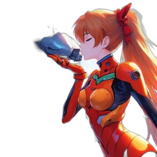 robot, weapon, sword, staff, anime, concept art, 3d render, pixel art transparent PNG cut-out